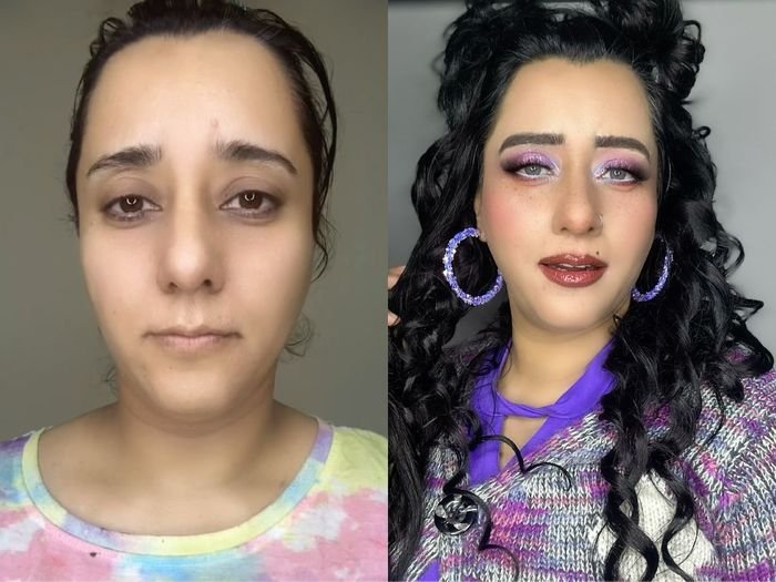 Before & After makeup portfolio category by Sana Kinaan Dubai