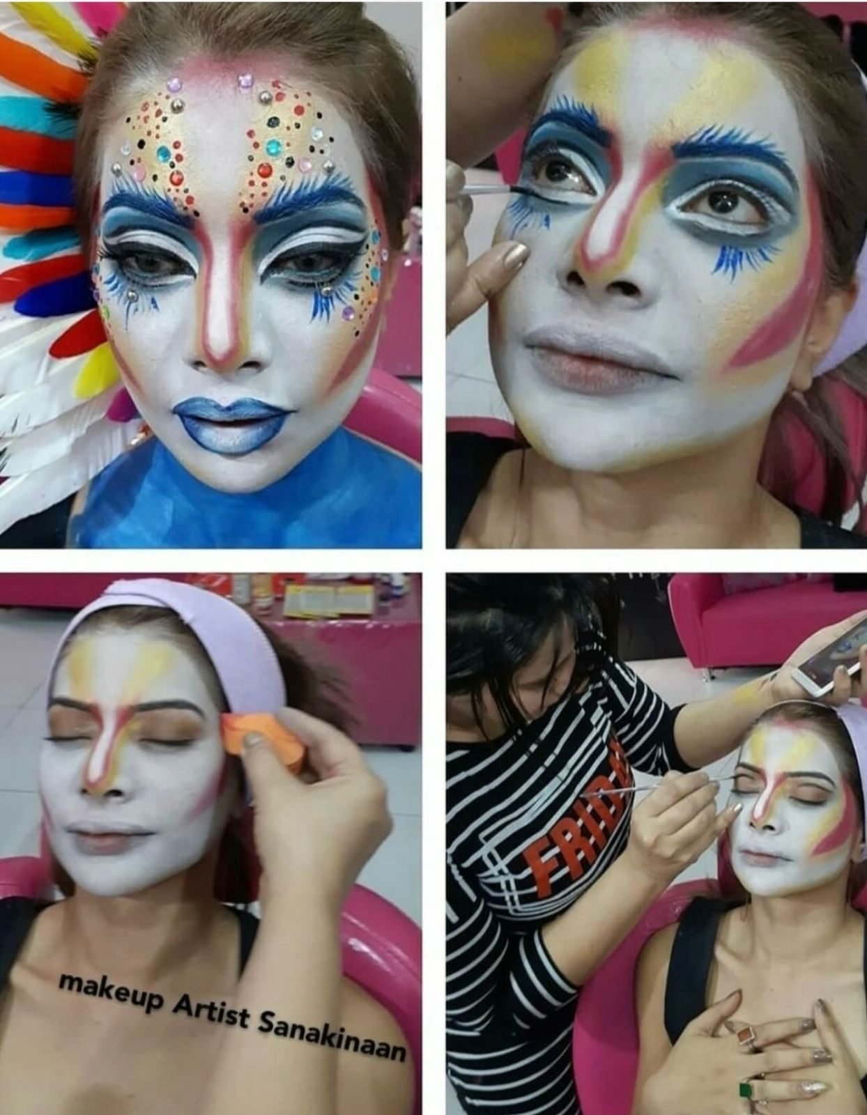 Editorial & Creative by Sana Kinaan — luxury makeup artist in Dubai
