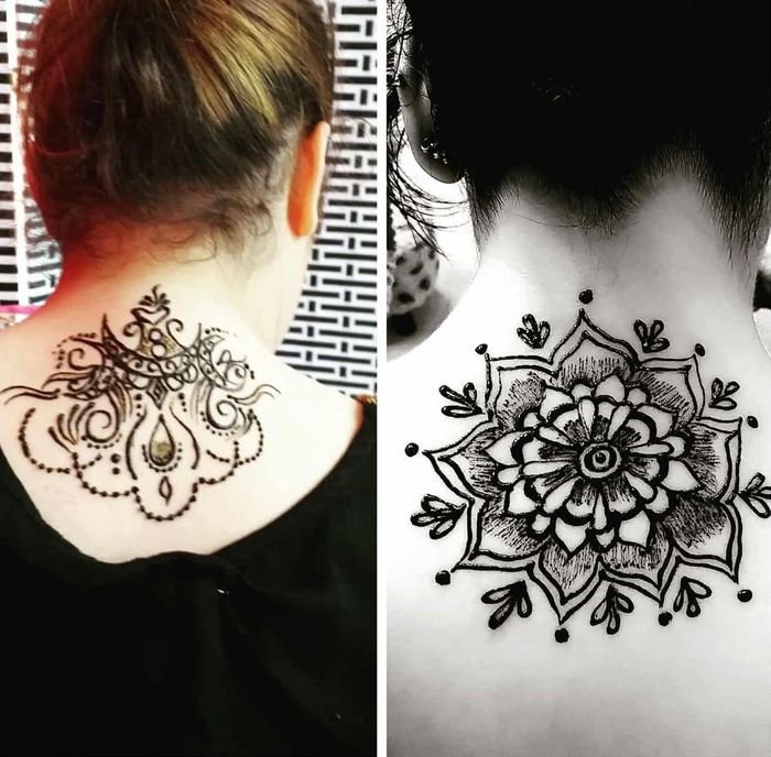 Henna & Body Tattoo Art example 2 by Sana Kinaan in Dubai