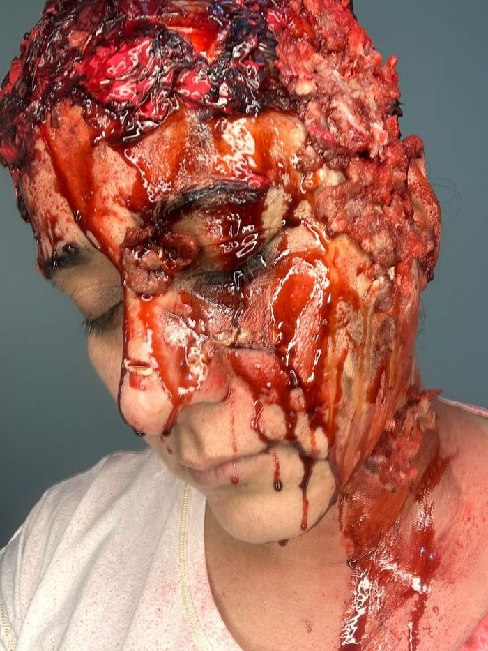 SFX & Prosthetic Makeup example 5 by Sana Kinaan in Dubai