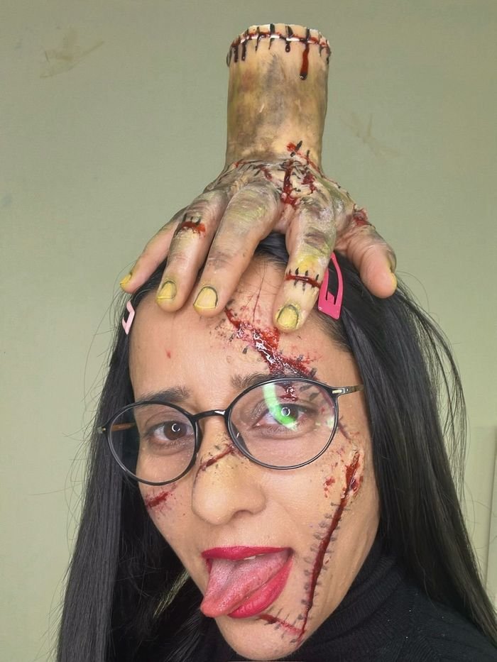 SFX & Prosthetic Makeup example 6 by Sana Kinaan in Dubai
